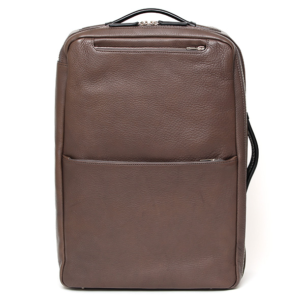 ビジネスリュック メンズ 本革 A4 13インチPC 15インチPC ベージュ 肌色 大容量 レザー バックパック 2気室 経年変化 大きめ リュックサック エイジング 日本製 FIVE WOODS ファイブウッズ グレイン2.0 39602