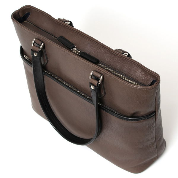  ビジネストートバッグ メンズ 本革 A4 13インチPC 15インチPC ベージュ 肌色 レザー 経年変化 通勤 かばん エイジング 日本製 FIVE WOODS ファイブウッズ グレイン2.0 39603