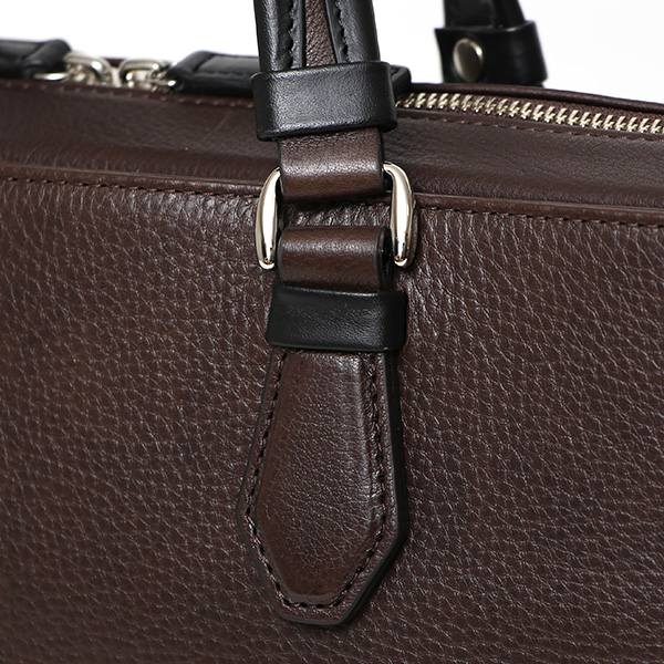  ビジネスバッグ 本革 メンズ A4 13インチPC 15インチPC ブラウン 茶 茶色 レザー ブリーフケース 通勤 2WAY かばん ショルダーストラップ付属 経年変化 エイジング 30代 40代 50代 日本製 FIVE WOODS ファイブウッズ グレイン2.0 39604