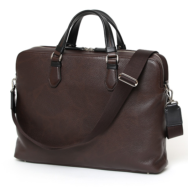  ビジネスバッグ 本革 メンズ A4 13インチPC 15インチPC ブラウン 茶 茶色 レザー ブリーフケース 通勤 2WAY かばん ショルダーストラップ付属 経年変化 エイジング 30代 40代 50代 日本製 FIVE WOODS ファイブウッズ グレイン2.0 39604