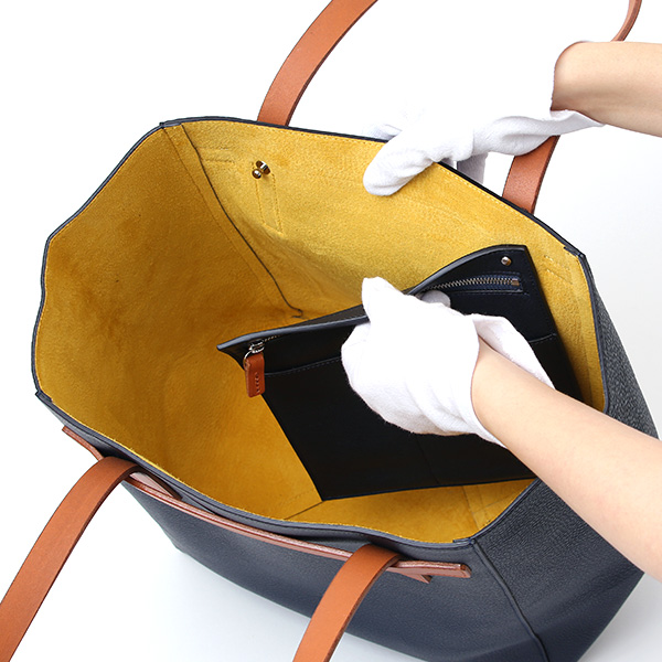  フラソリティ(Flathority) レザー トートバッグ 本革 メンズ 日本製 ブランド ブルー ネイビー 青色 ビジネス カジュアル 兼用 男性 女性 ユニセックス お出掛け キレイめ 高級 おしゃれ シンプル 大容量 通勤 仕事 カバン 鞄