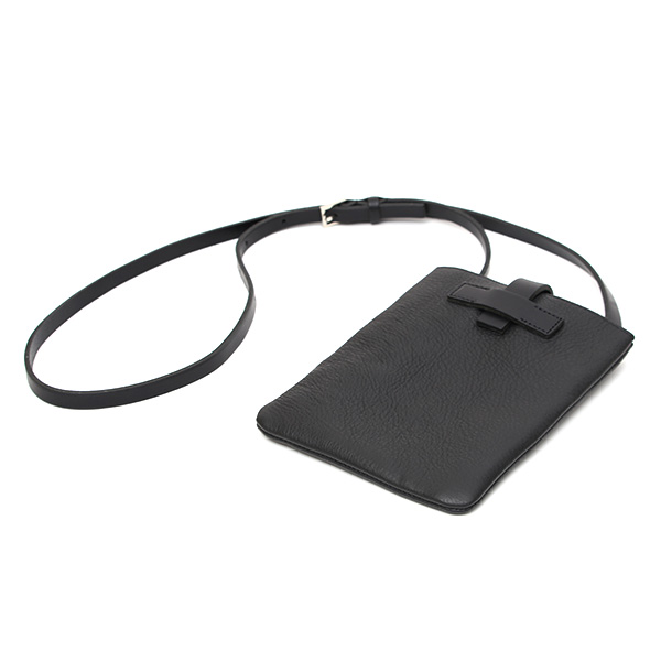 フラソリティ(Flathority) レザー ショルダーバッグ 本革 スマホポーチ メンズ 日本製 ブランド ブラック 黒 黒色 サコッシュ 斜め掛け 鞄 小さい カバン マストロット社 イタリアンレザー 男性 おしゃれ プレゼント 高級 30代 40代 50代 60代