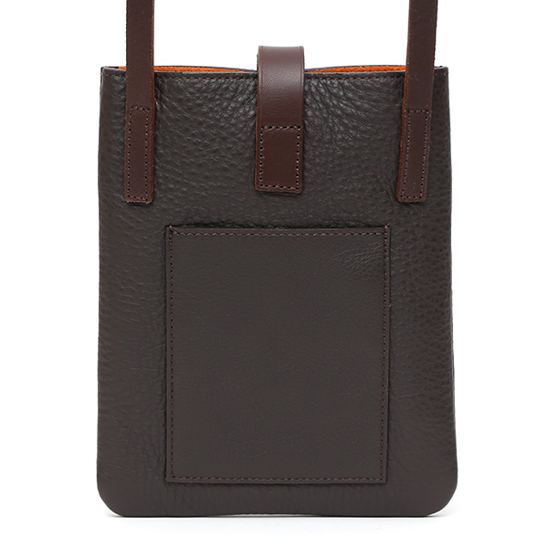 フラソリティ(Flathority) レザー ショルダーバッグ 本革 スマホポーチ メンズ 日本製 ブランド ブラウン 茶 茶色 サコッシュ 斜め掛け 鞄 小さい カバン マストロット社 イタリアンレザー 男性 おしゃれ プレゼント 高級 30代 40代 50代 60代