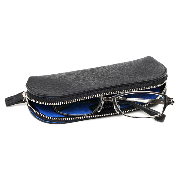  フラソリティ(Flathority) 本革 ペンケース メガネ入れ レザー 日本製 ポーチ 小物入れ ブラック 黒 黒色 メンズ レディース 筆箱 メガネケース 眼鏡 サングラス 男性 女性 プレゼント 男女兼用 ギフト 高級 ブランド おしゃれ かわいい