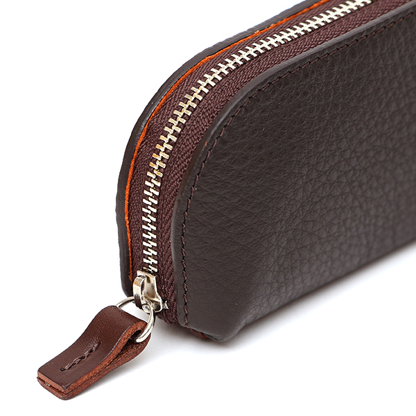 フラソリティ(Flathority) 本革 ペンケース メガネ入れ レザー 日本製 ポーチ 小物入れ ブラウン 茶 茶色 メンズ レディース 筆箱 メガネケース 眼鏡 サングラス 男性 女性 プレゼント 男女兼用 ギフト 高級 ブランド おしゃれ かわいい