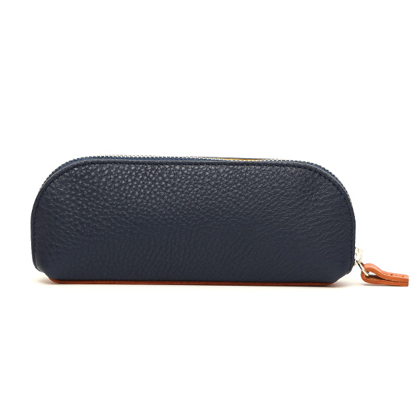  フラソリティ(Flathority) 本革 ペンケース メガネ入れ レザー 日本製 ポーチ 小物入れ ブルー ネイビー 青色 メンズ レディース 筆箱 メガネケース 眼鏡 サングラス 男性 女性 プレゼント 男女兼用 ギフト 高級 ブランド おしゃれ かわいい