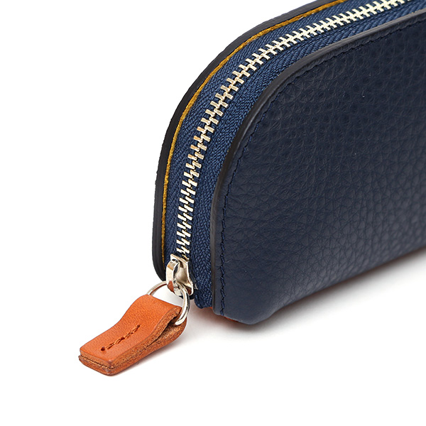  フラソリティ(Flathority) 本革 ペンケース メガネ入れ レザー 日本製 ポーチ 小物入れ ブルー ネイビー 青色 メンズ レディース 筆箱 メガネケース 眼鏡 サングラス 男性 女性 プレゼント 男女兼用 ギフト 高級 ブランド おしゃれ かわいい