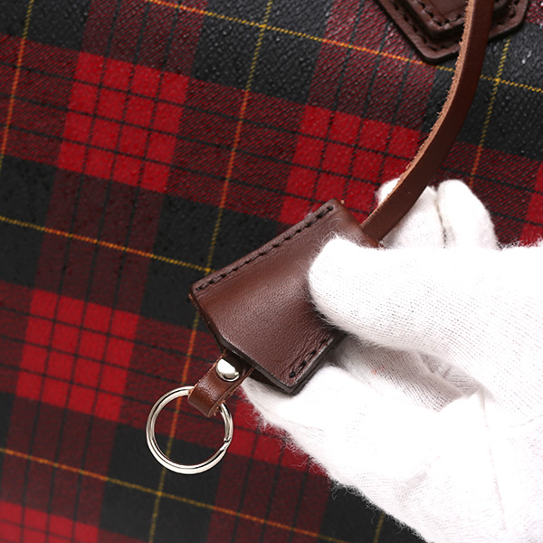  ブリーフケース メンズ ビジネスバッグ チェック柄 レッド ワイン 赤色 本革 レザー 日本製 カバン 通勤 鞄 フランコ スパダ(Franco Spada)