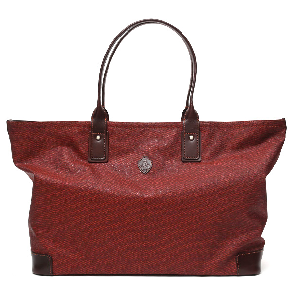 フランコ スパダ(Franco Spada) シルク生地 トートバッグ ワイン