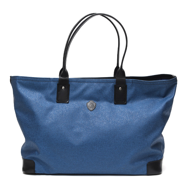 フランコ スパダ(Franco Spada) シルク生地 トートバッグ ブルー