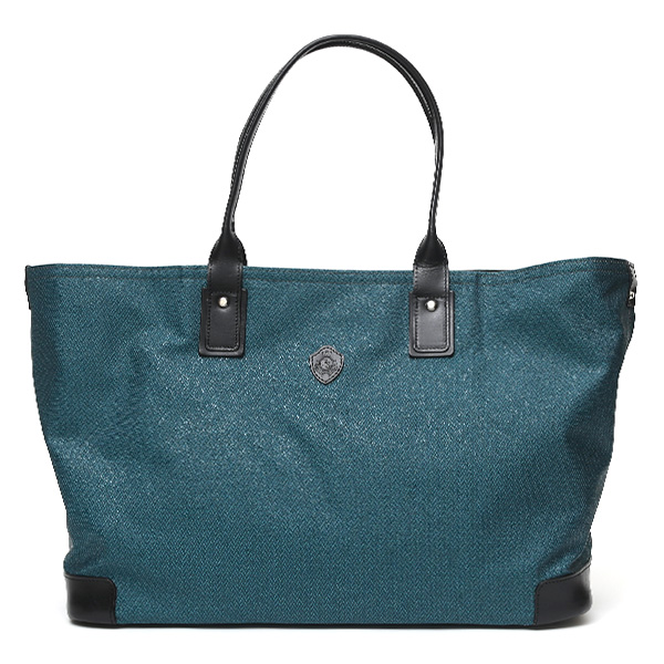 フランコ スパダ(Franco Spada) シルク生地 トートバッグ ターコイズ