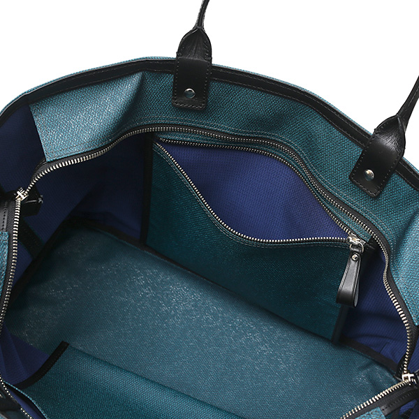  トートバッグ メンズ ビジネスバッグ ターコイズ ブルー ネイビー 青色 本革 レザー 日本製 鞄 通勤 カバン フランコ スパダ(Franco Spada)