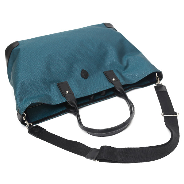  トートバッグ メンズ ビジネスバッグ ターコイズ ブルー ネイビー 青色 本革 レザー 日本製 鞄 通勤 カバン フランコ スパダ(Franco Spada)