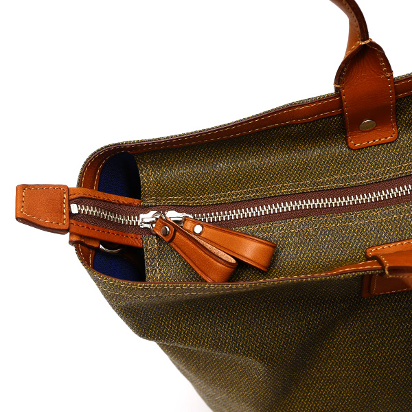  トートバッグ メンズ ビジネスバッグ グリーン 緑色 本革 レザー 日本製 鞄 通勤 カバン フランコ スパダ(Franco Spada)