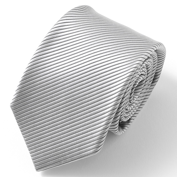 フランコ スパダ(Franco Spada) ネクタイ シルバー