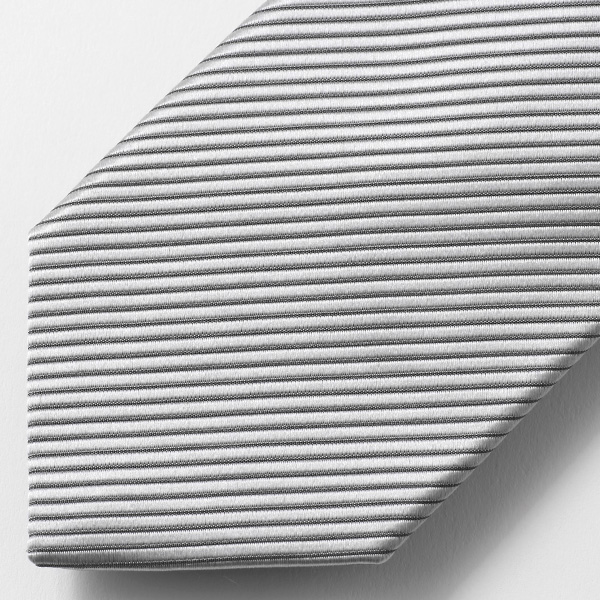  ネクタイ 無地 シルバー 銀色 日本製 シルク100% 結婚式 プレゼント フォーマル Franco Spada(フランコ スパダ)