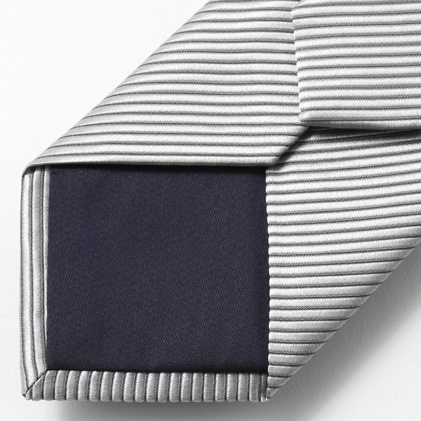  ネクタイ 無地 シルバー 銀色 日本製 シルク100% 結婚式 プレゼント フォーマル Franco Spada(フランコ スパダ)