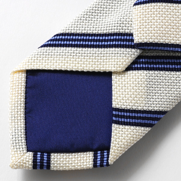  ネクタイ ストライプ ホワイト 白色 日本製 シルク100% 結婚式 プレゼント フォーマル Franco Spada(フランコ スパダ)