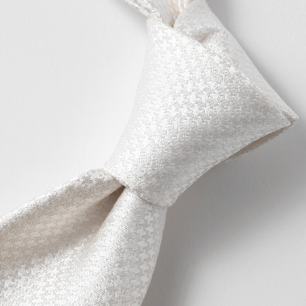  ネクタイ 無地 ホワイト 白色 日本製 シルク100% 結婚式 プレゼント フォーマル Franco Spada(フランコ スパダ)