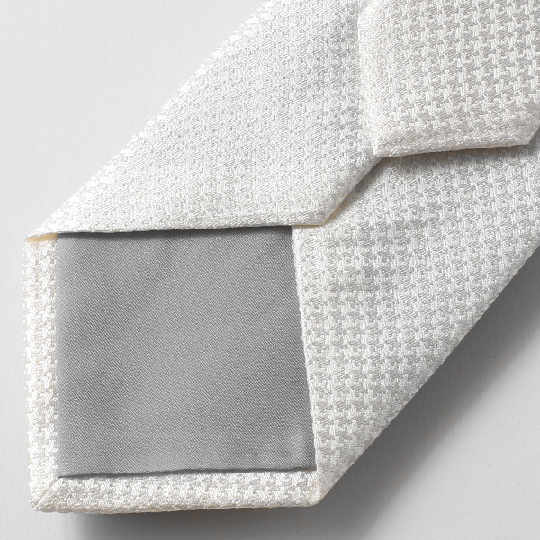  ネクタイ 無地 ホワイト 白色 日本製 シルク100% 結婚式 プレゼント フォーマル Franco Spada(フランコ スパダ)