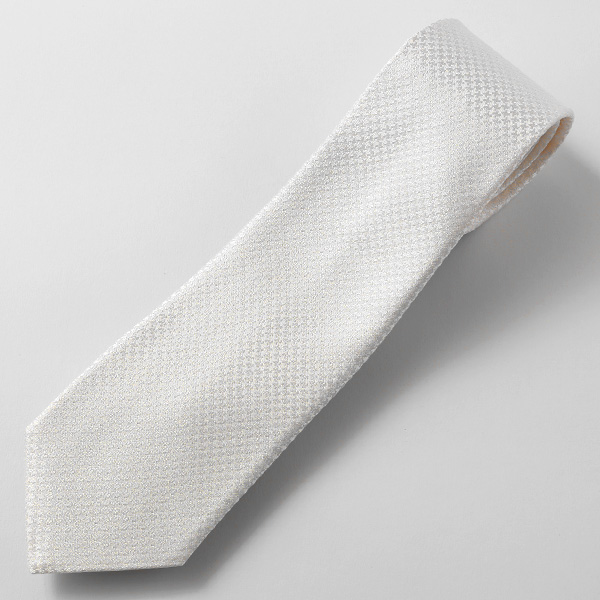  ネクタイ 無地 ホワイト 白色 日本製 シルク100% 結婚式 プレゼント フォーマル Franco Spada(フランコ スパダ)