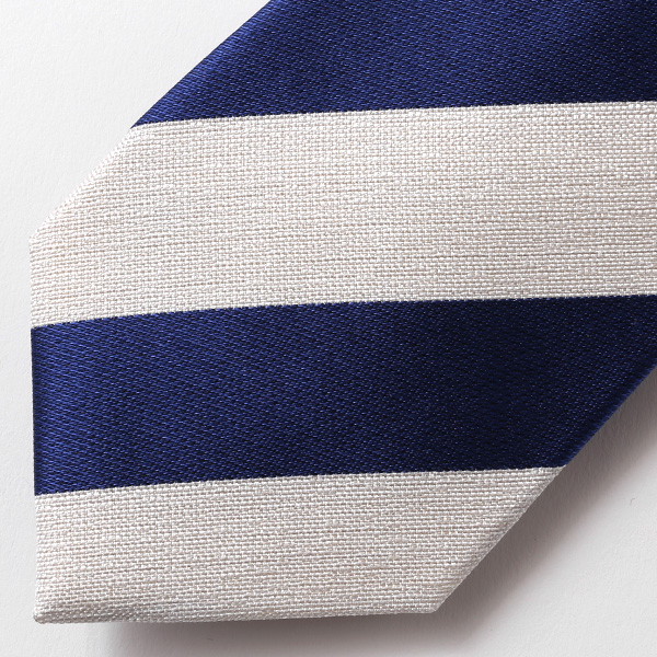  ネクタイ ストライプ ブルー ネイビー 青色 日本製 シルク100% 結婚式 プレゼント フォーマル Franco Spada(フランコ スパダ)