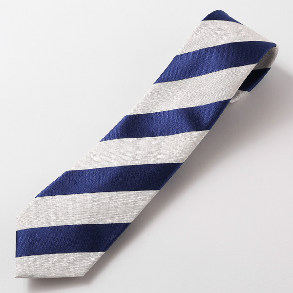  ネクタイ ストライプ ブルー ネイビー 青色 日本製 シルク100% 結婚式 プレゼント フォーマル Franco Spada(フランコ スパダ)