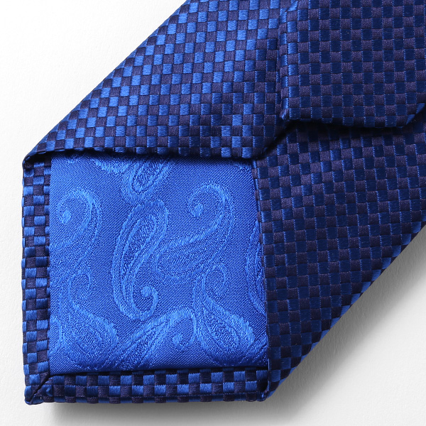  ネクタイ 無地 ブルー ネイビー 青色 日本製 シルク100% 結婚式 プレゼント フォーマル Franco Spada(フランコ スパダ)