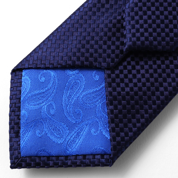  ネクタイ 無地 ブルー ネイビー 青色 日本製 シルク100% 結婚式 プレゼント フォーマル Franco Spada(フランコ スパダ)
