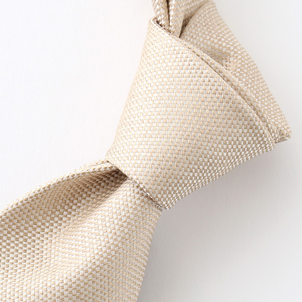  ネクタイ 無地 ベージュ 肌色 日本製 シルク100% 結婚式 プレゼント フォーマル Franco Spada(フランコ スパダ)