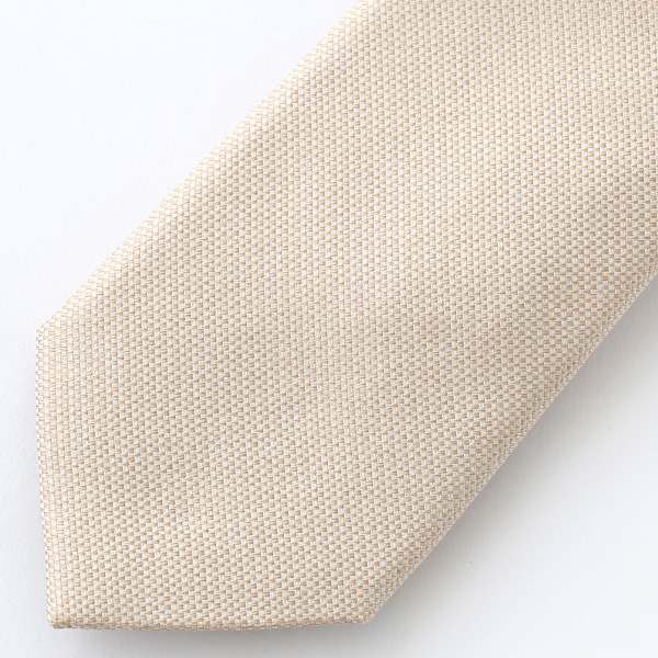  ネクタイ 無地 ベージュ 肌色 日本製 シルク100% 結婚式 プレゼント フォーマル Franco Spada(フランコ スパダ)