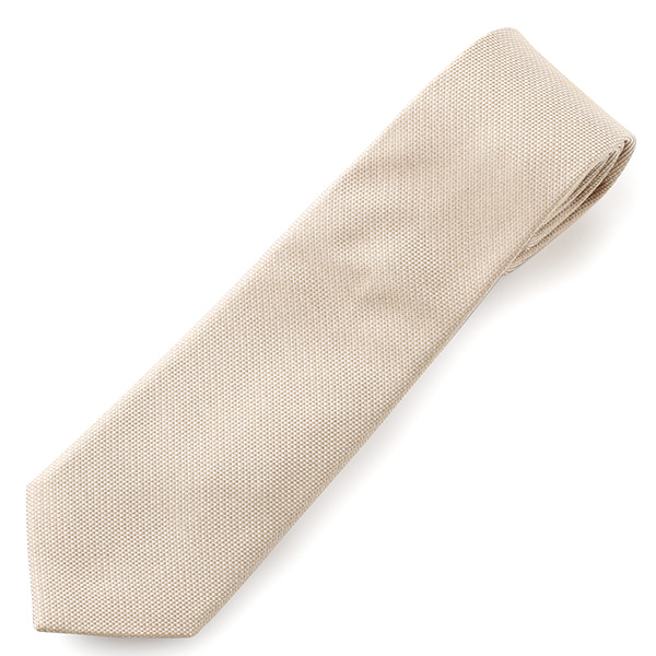  ネクタイ 無地 ベージュ 肌色 日本製 シルク100% 結婚式 プレゼント フォーマル Franco Spada(フランコ スパダ)