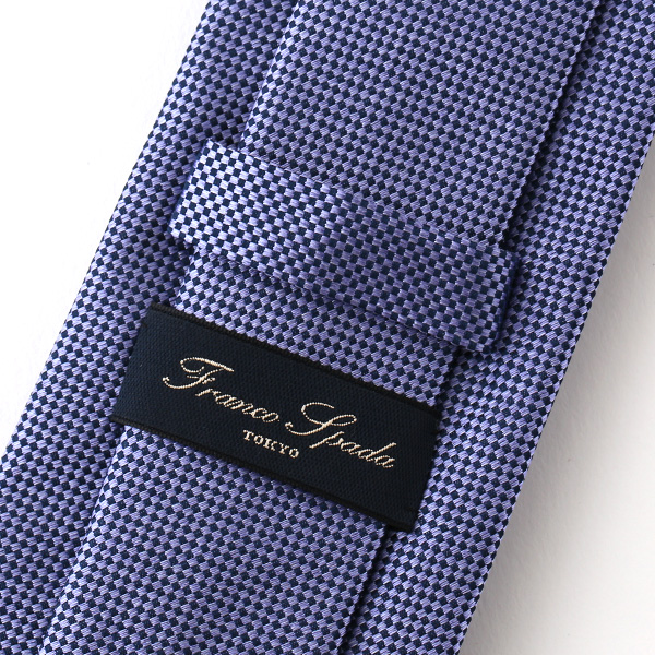  ネクタイ 無地 パープル 紫色 日本製 シルク100% 結婚式 プレゼント フォーマル Franco Spada(フランコ スパダ)