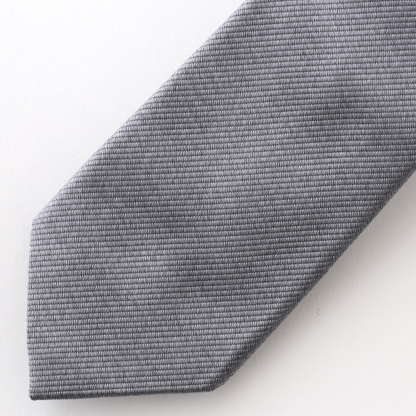  ネクタイ 無地 グレー グレイ 灰色 日本製 シルク100% 結婚式 プレゼント フォーマル Franco Spada(フランコ スパダ)