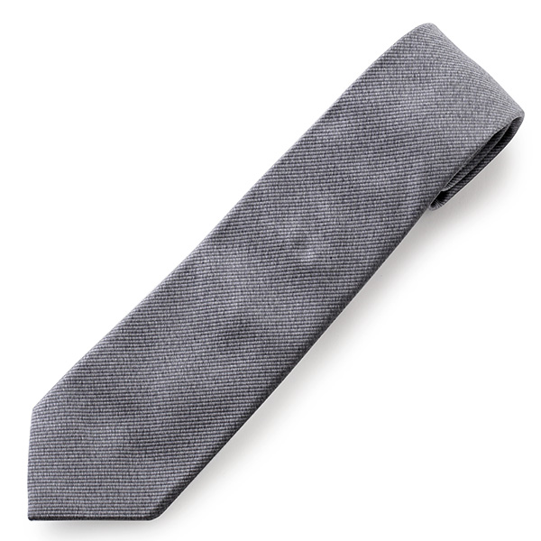  ネクタイ 無地 グレー グレイ 灰色 日本製 シルク100% 結婚式 プレゼント フォーマル Franco Spada(フランコ スパダ)