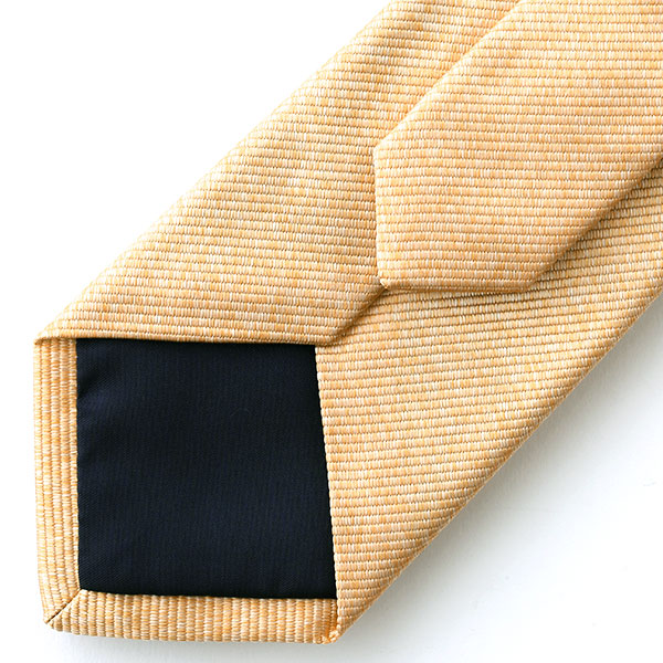  ネクタイ 無地 イエロー 黄色 日本製 シルク100% 結婚式 プレゼント フォーマル Franco Spada(フランコ スパダ)