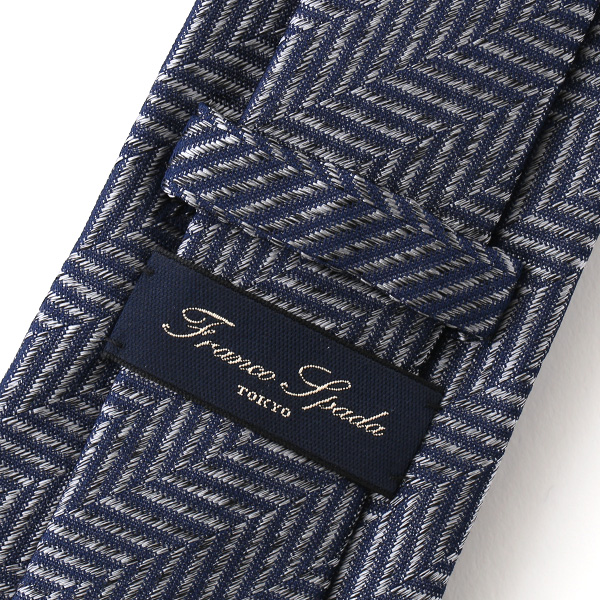  ネクタイ 無地 グレー グレイ 灰色 日本製 シルク100% 結婚式 プレゼント フォーマル Franco Spada(フランコ スパダ)