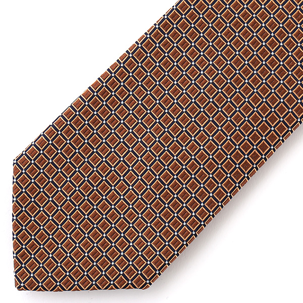  ネクタイ 無地 ブラウン 茶 茶色 日本製 シルク100% 結婚式 プレゼント フォーマル Franco Spada(フランコ スパダ)