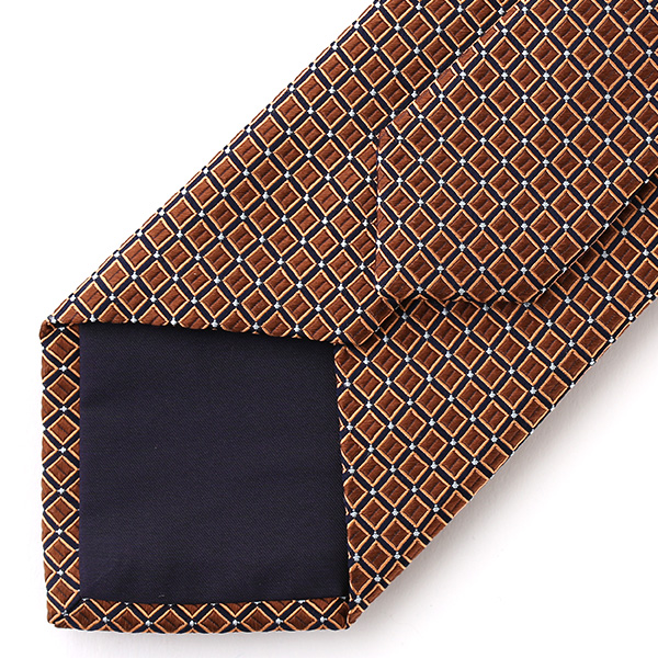  ネクタイ 無地 ブラウン 茶 茶色 日本製 シルク100% 結婚式 プレゼント フォーマル Franco Spada(フランコ スパダ)