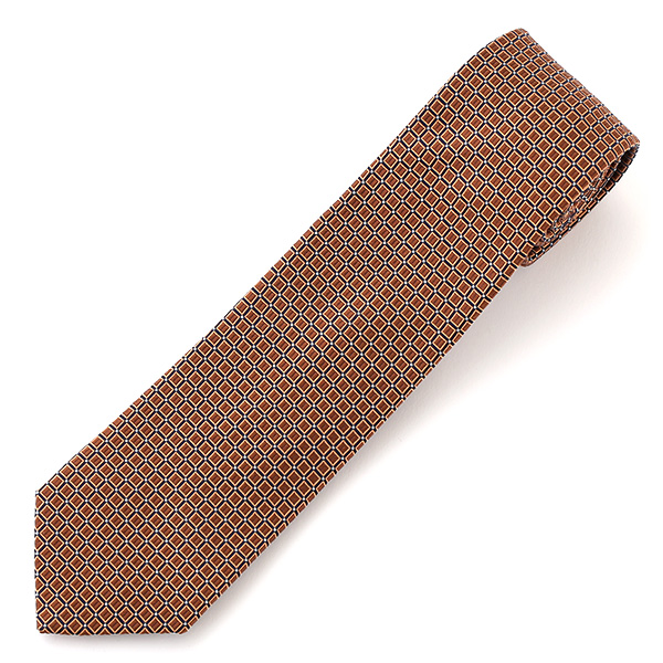  ネクタイ 無地 ブラウン 茶 茶色 日本製 シルク100% 結婚式 プレゼント フォーマル Franco Spada(フランコ スパダ)
