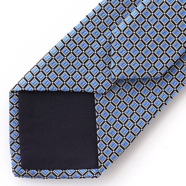  ネクタイ 無地 ブルー ネイビー 青色 日本製 シルク100% 結婚式 プレゼント フォーマル Franco Spada(フランコ スパダ)