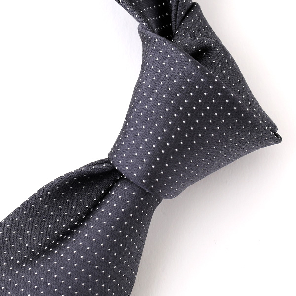  ネクタイ 無地 グレー グレイ 灰色 日本製 シルク100% 結婚式 プレゼント フォーマル Franco Spada(フランコ スパダ)