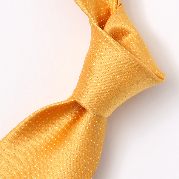  ネクタイ 無地 イエロー 黄色 日本製 シルク100% 結婚式 プレゼント フォーマル Franco Spada(フランコ スパダ)