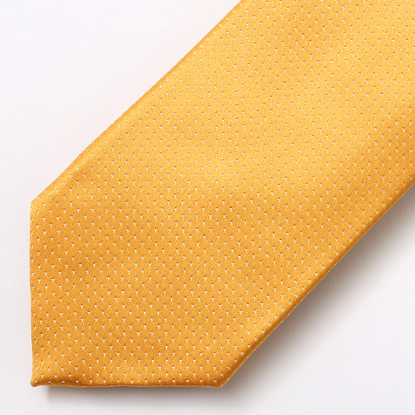  ネクタイ 無地 イエロー 黄色 日本製 シルク100% 結婚式 プレゼント フォーマル Franco Spada(フランコ スパダ)