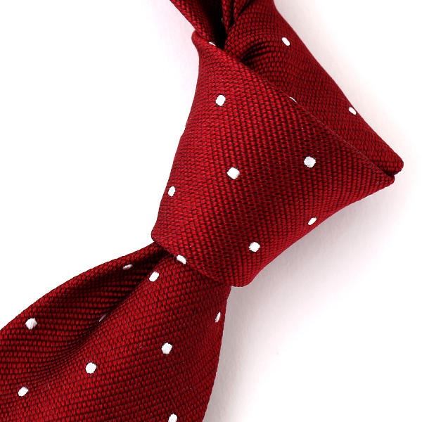  ネクタイ 無地 レッド ワイン 赤色 日本製 シルク100% 結婚式 プレゼント フォーマル Franco Spada(フランコ スパダ)