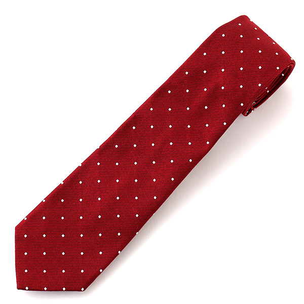  ネクタイ 無地 レッド ワイン 赤色 日本製 シルク100% 結婚式 プレゼント フォーマル Franco Spada(フランコ スパダ)