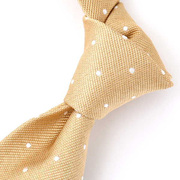  ネクタイ 無地 イエロー 黄色 日本製 シルク100% 結婚式 プレゼント フォーマル Franco Spada(フランコ スパダ)