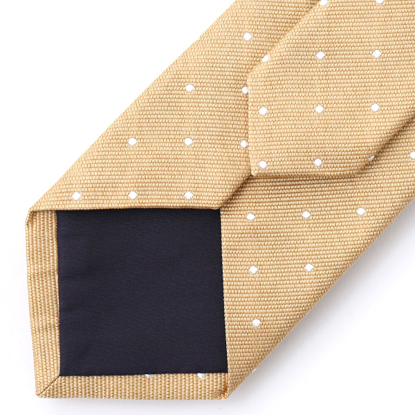  ネクタイ 無地 イエロー 黄色 日本製 シルク100% 結婚式 プレゼント フォーマル Franco Spada(フランコ スパダ)