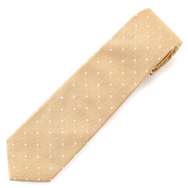  ネクタイ 無地 イエロー 黄色 日本製 シルク100% 結婚式 プレゼント フォーマル Franco Spada(フランコ スパダ)