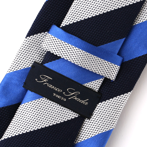  ネクタイ 無地 ブルー ネイビー 青色 日本製 シルク100% 結婚式 プレゼント フォーマル Franco Spada(フランコ スパダ)